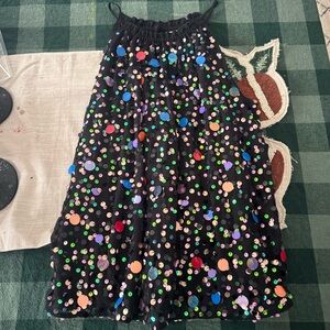 Moulinette Soeurs for Anthropologie Black Sequin Top